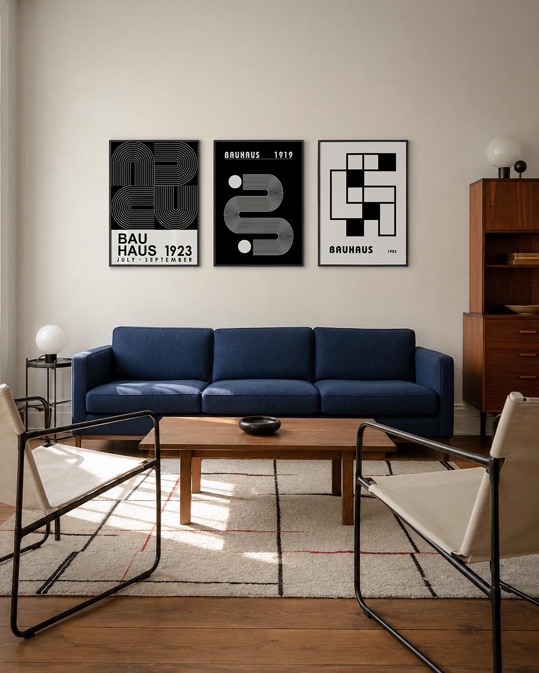 Lijnen en vlakkenspel Posterset