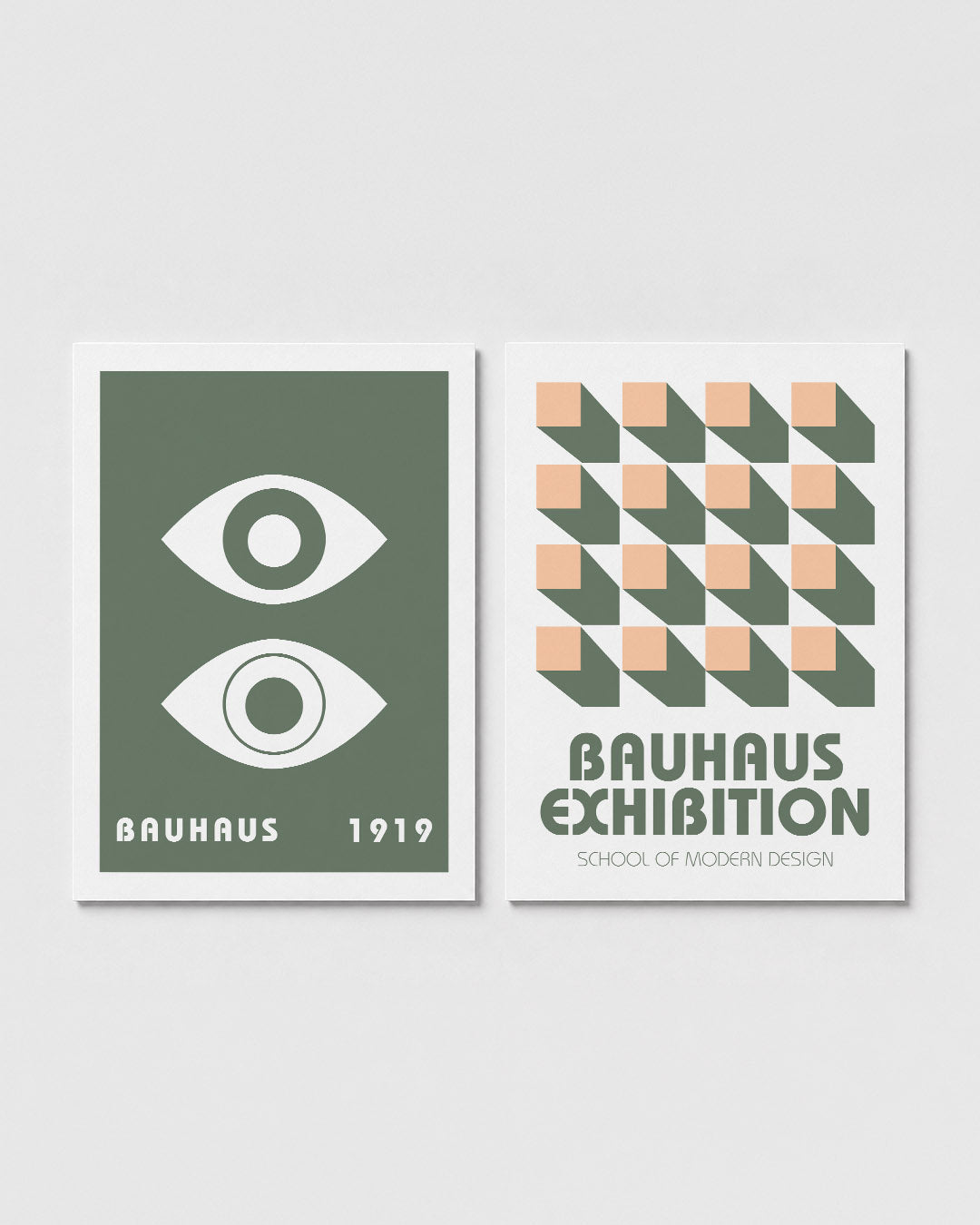 Oogvormen en cirkel Posterset