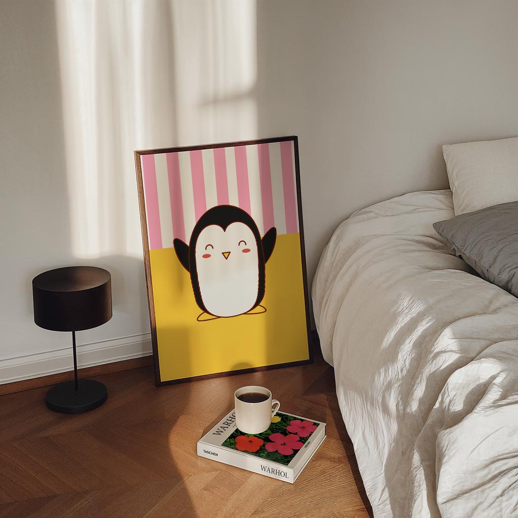 Schattige Pinguïn Poster-WallArtistic