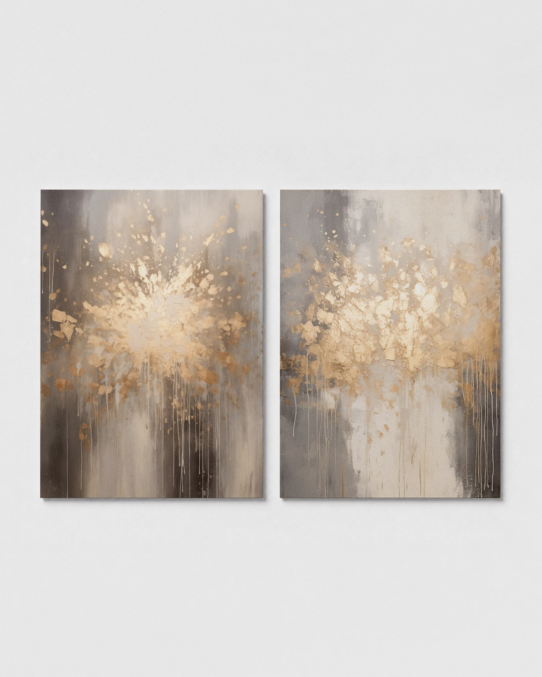 Gouden spatexplosie Posterset