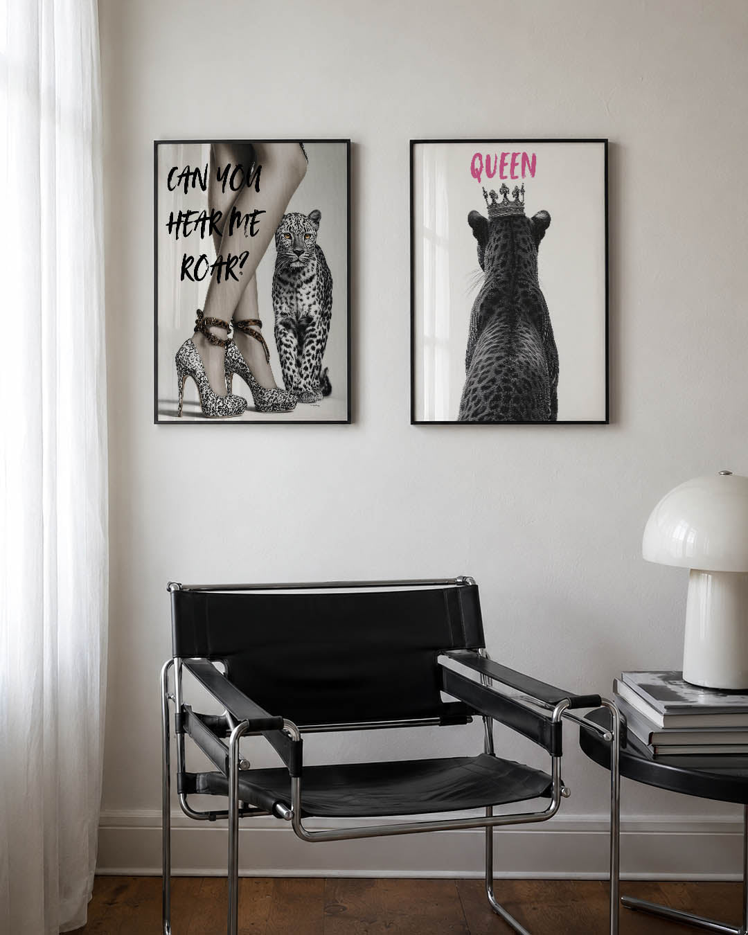 Dierlijke elegantie Posterset