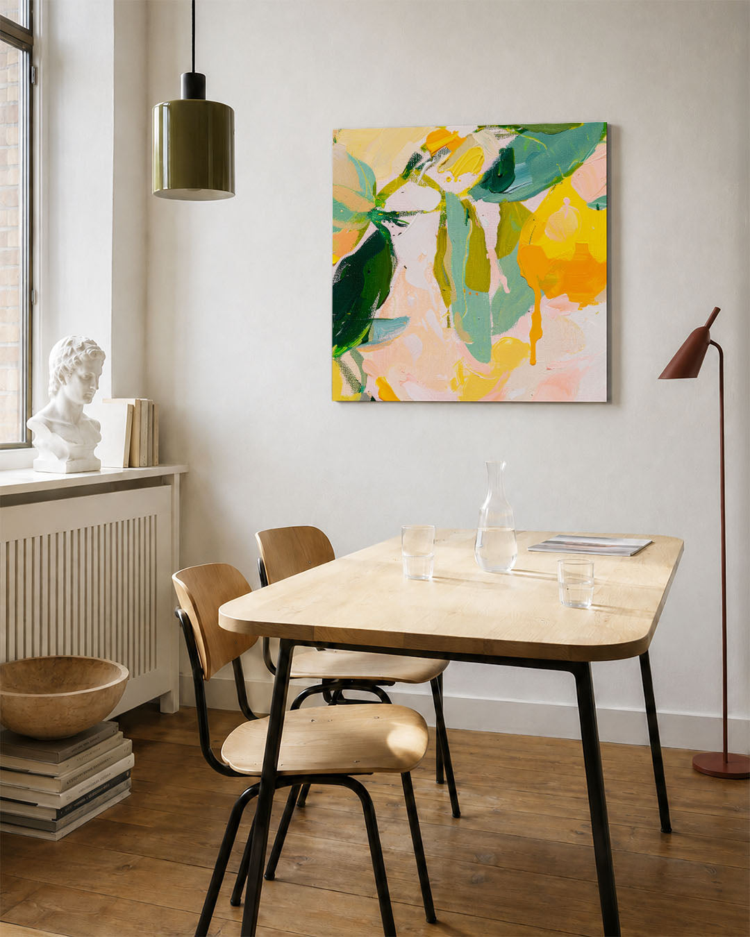 Kleurrijke vormen Kunstwerk