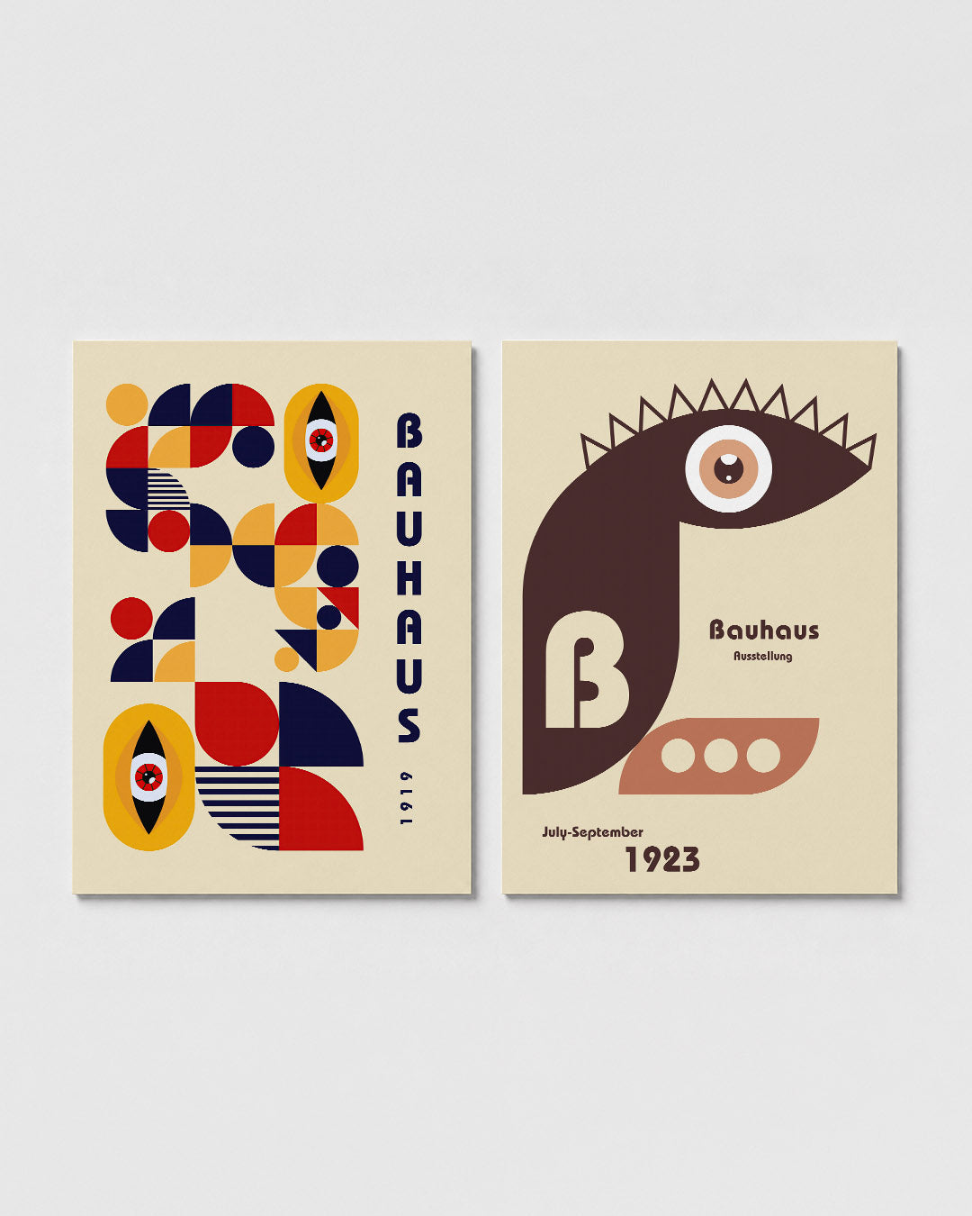 Vormenspel en kleur Posterset