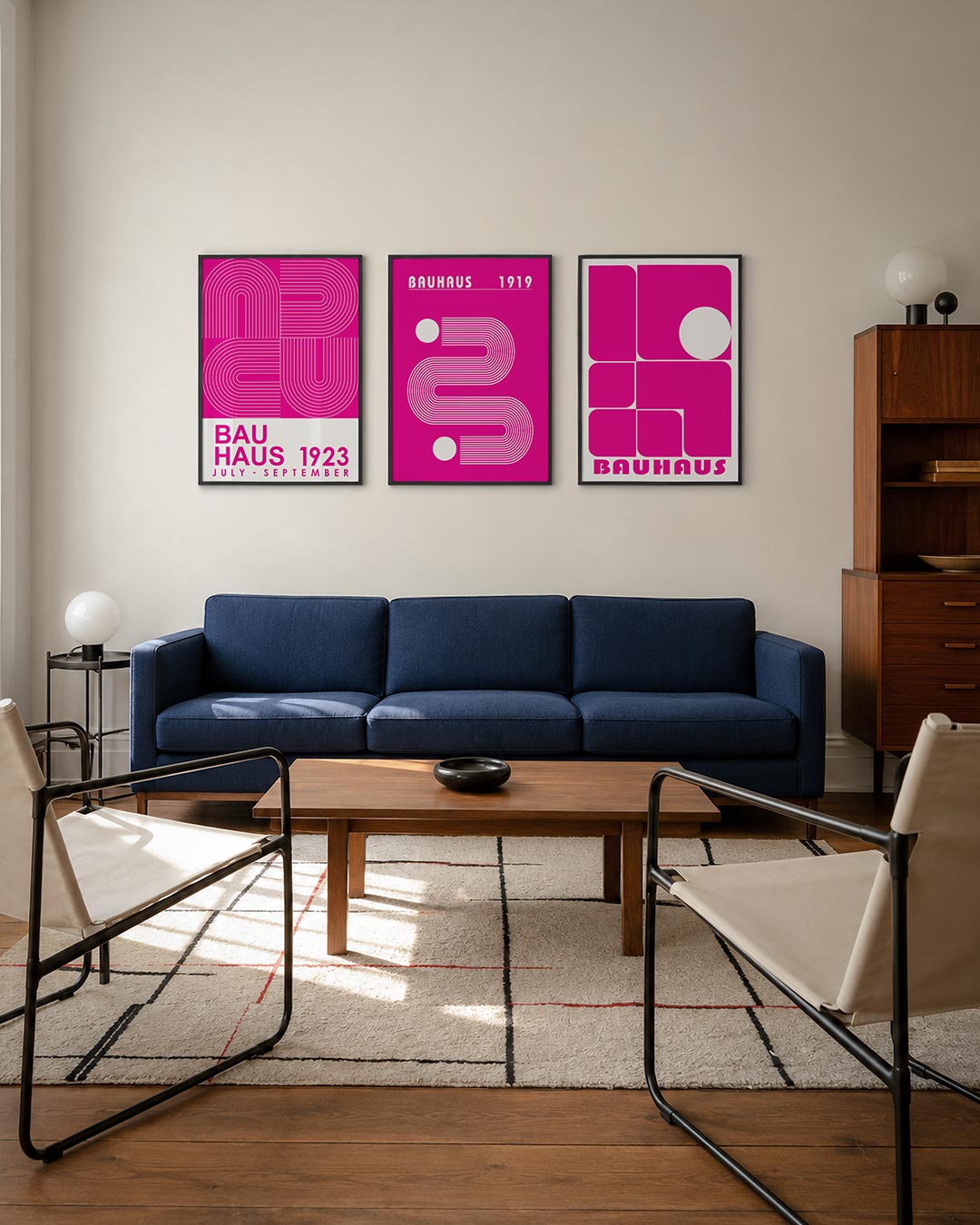 Lijnen en kleurvlakken Posterset