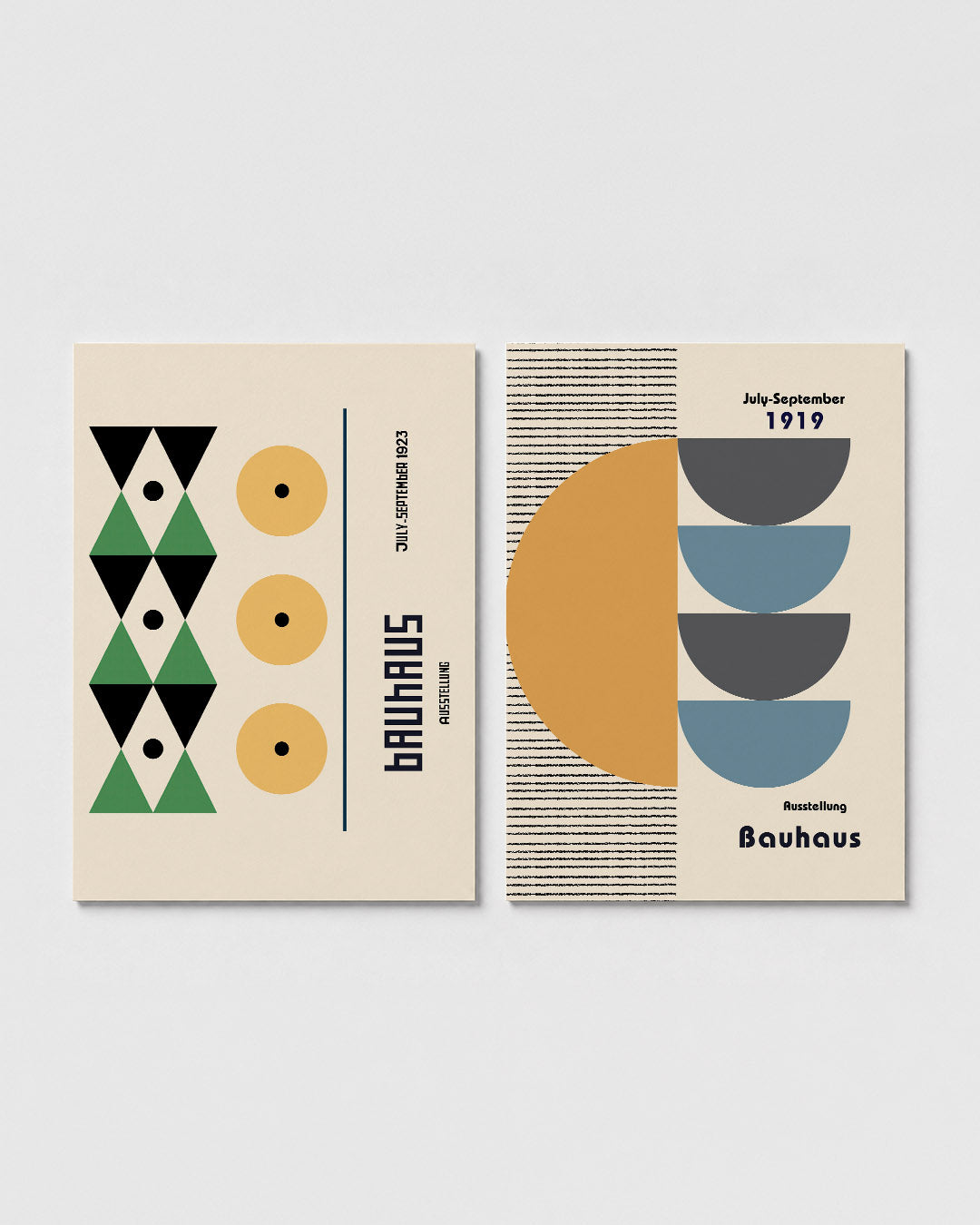 Vormen en vlakkenspel Posterset