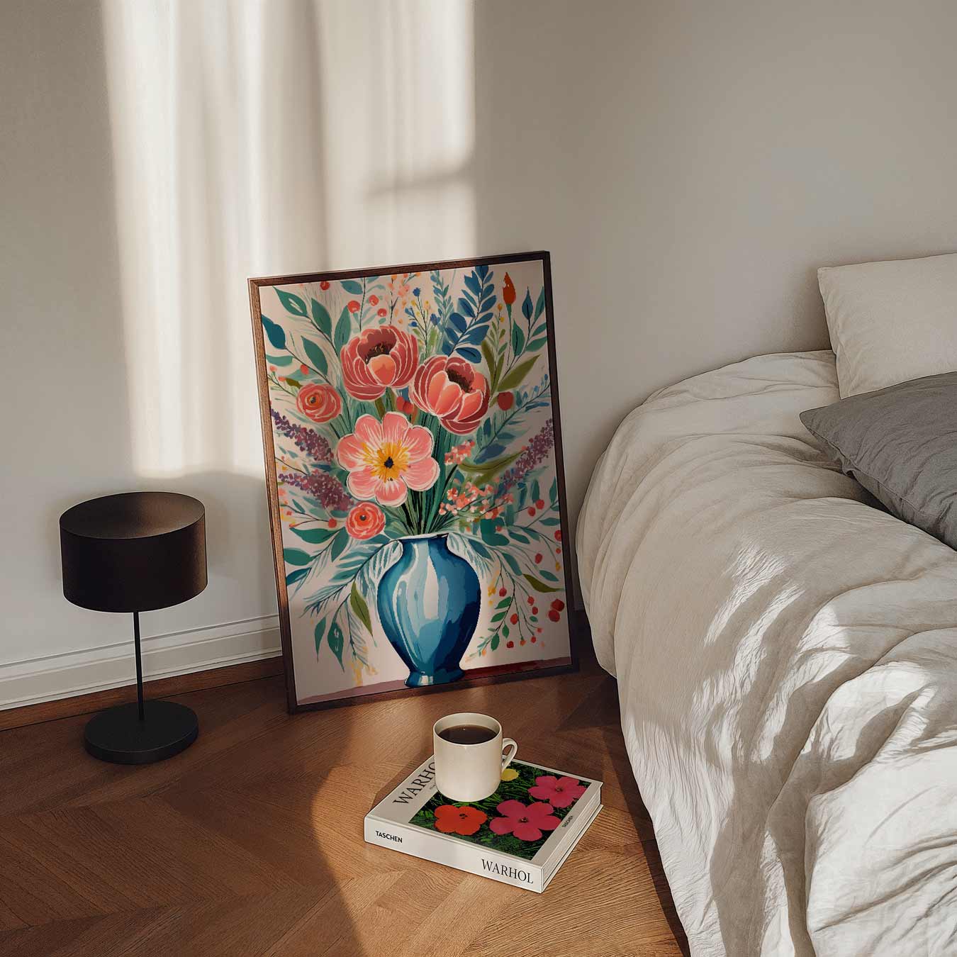 Bloemenpracht in Vaas Poster-WallArtistic