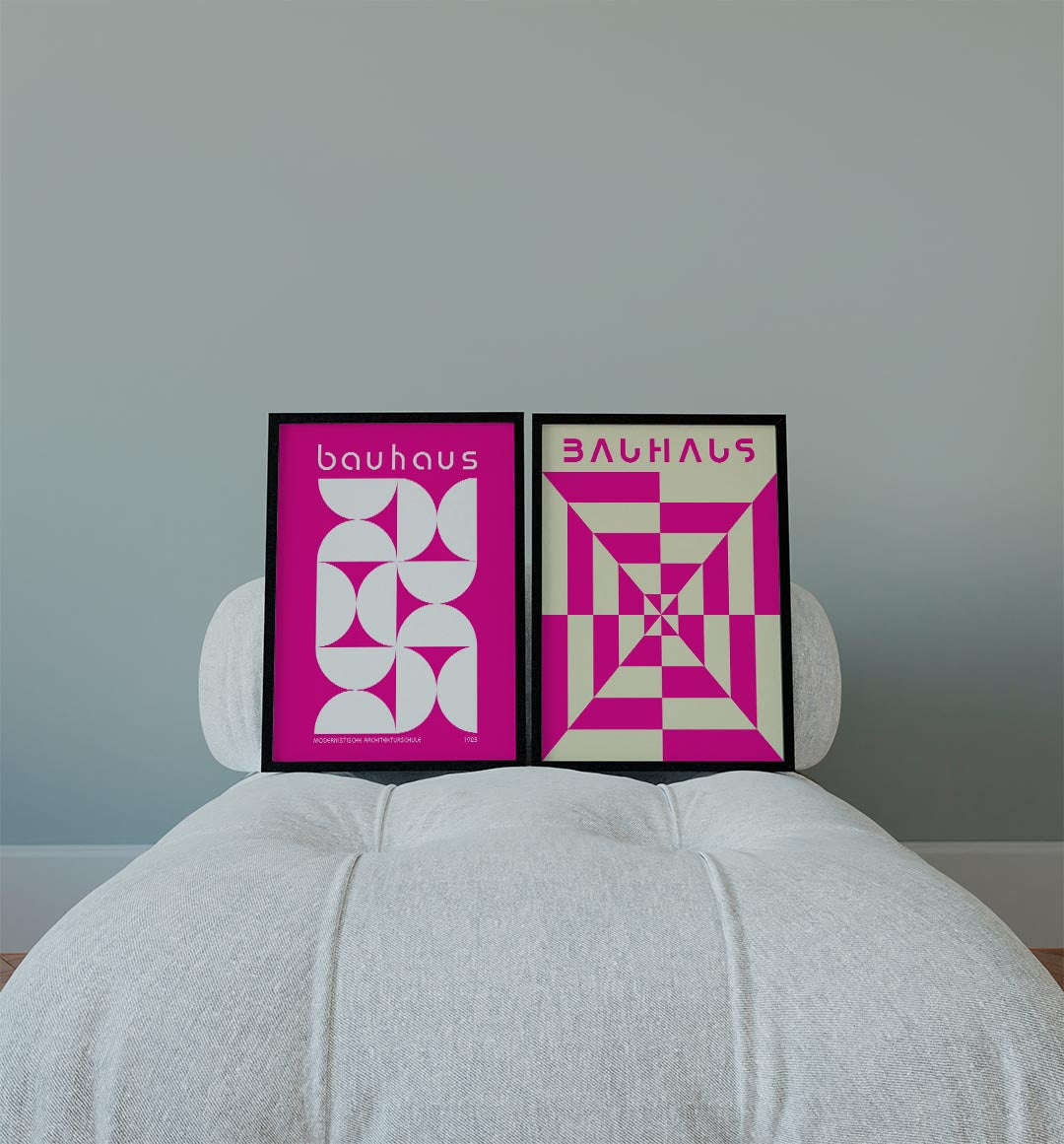 Vormen en kleurvlakken Posterset