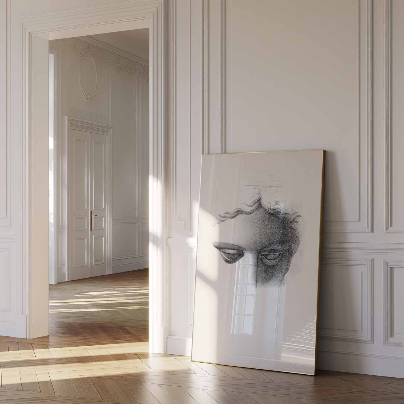 Elegante Schets van Mysterie Poster-WallArtistic