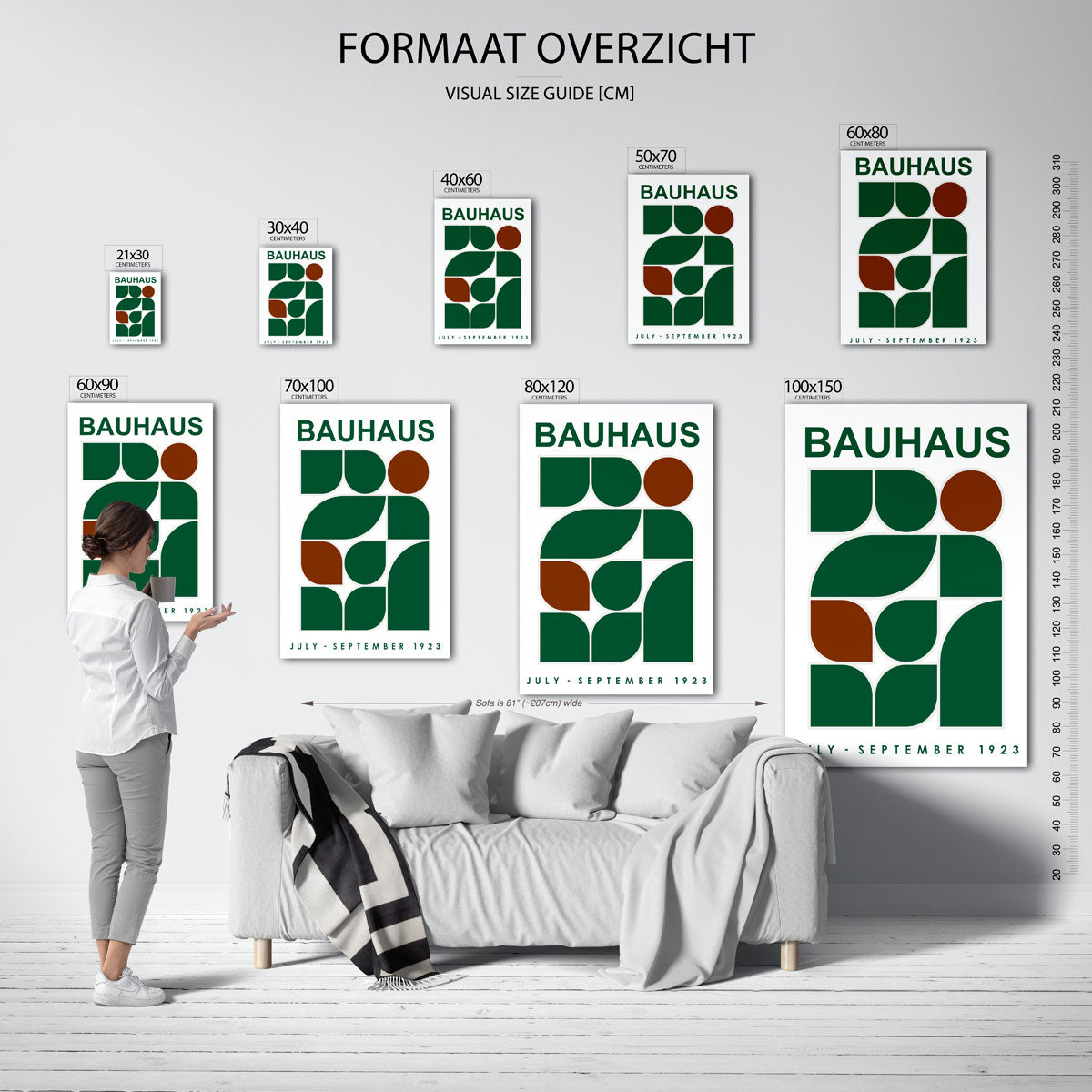 Vormen en balans Poster