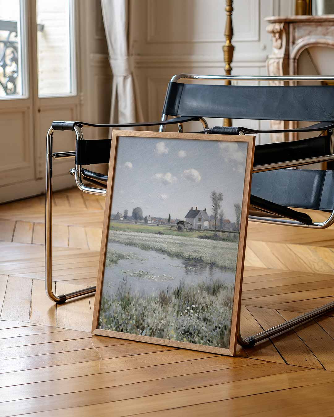 Rustieke Plattelandstafereel Poster-WallArtistic