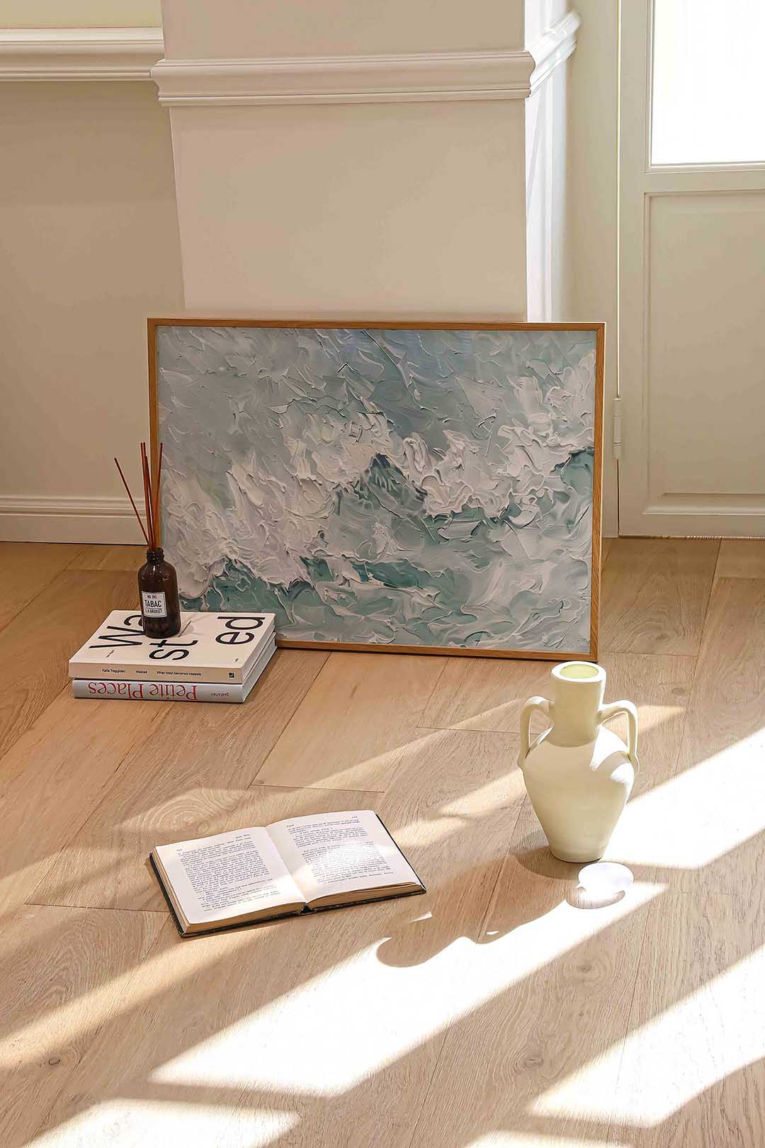 Golvende texturen Poster