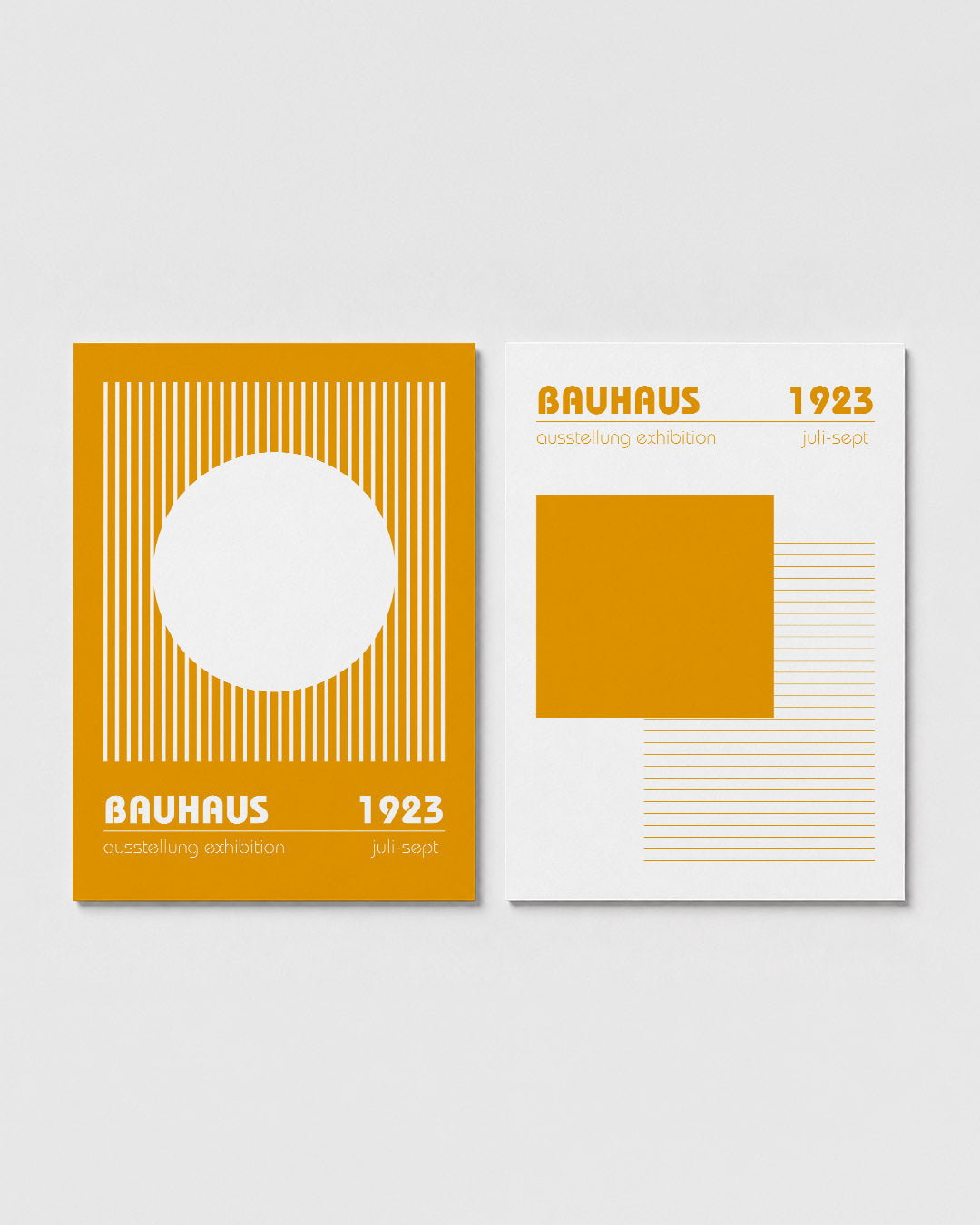 Lijnen en cirkel Posterset