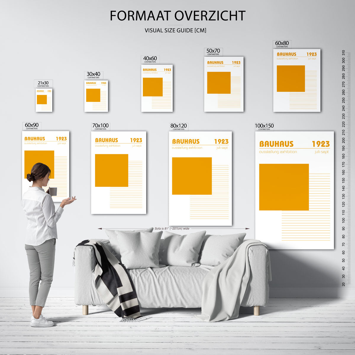 Vorm en lijnen Poster