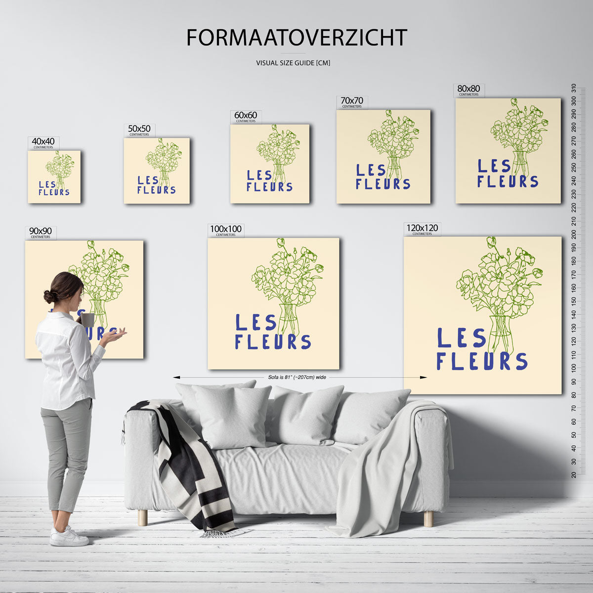 Les fleurs Poster