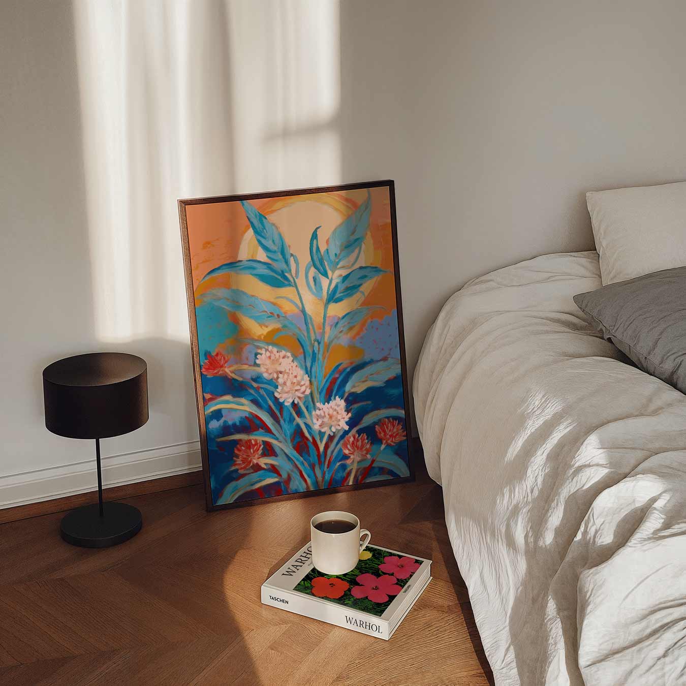 Botanische Zonsopkomst Poster-WallArtistic