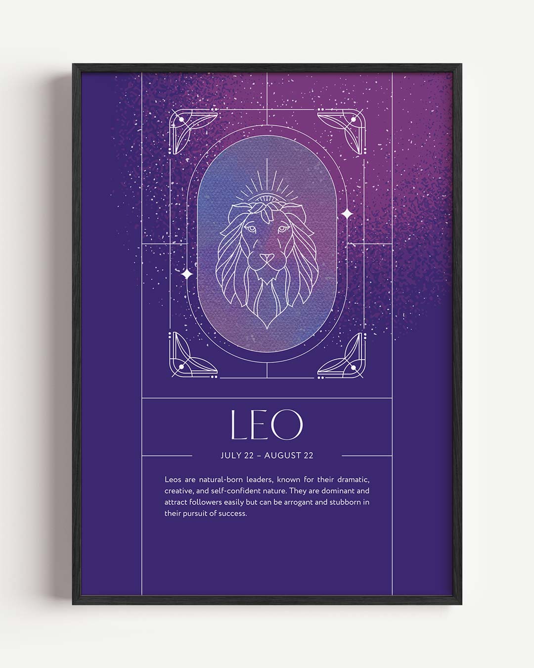 Leo Zodiac Poster-WallArtistic