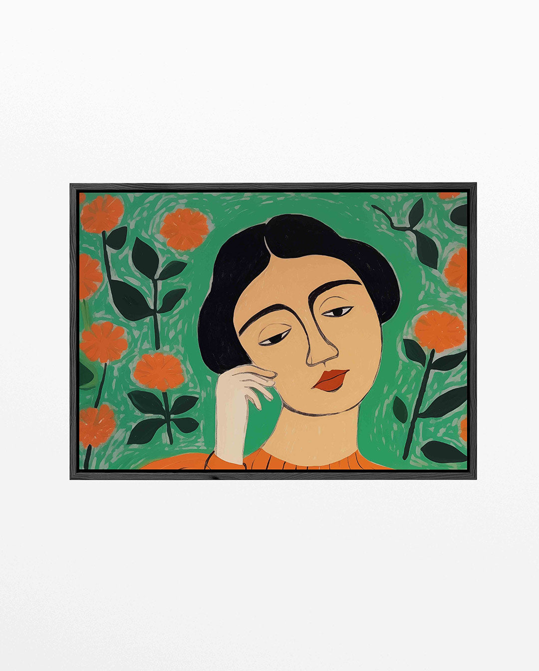 Dromerige vrouw Kunstwerk