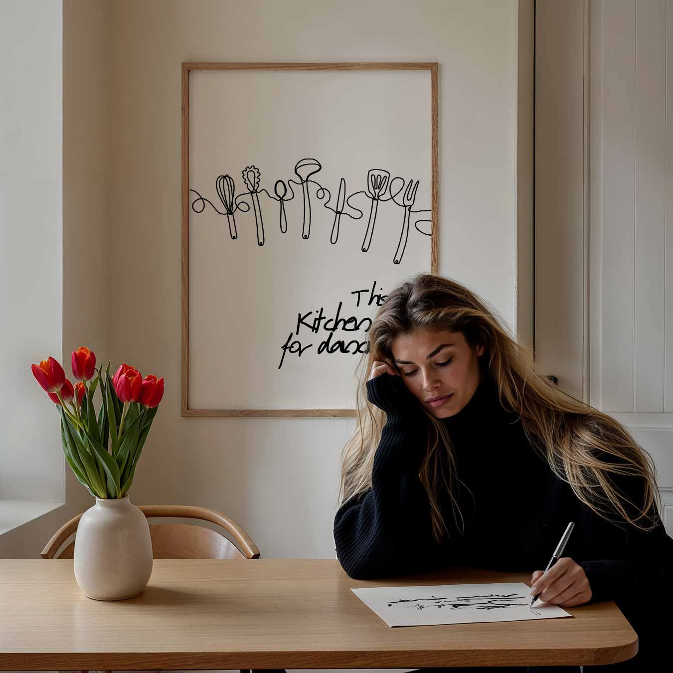 Keuken Dansposter-WallArtistic