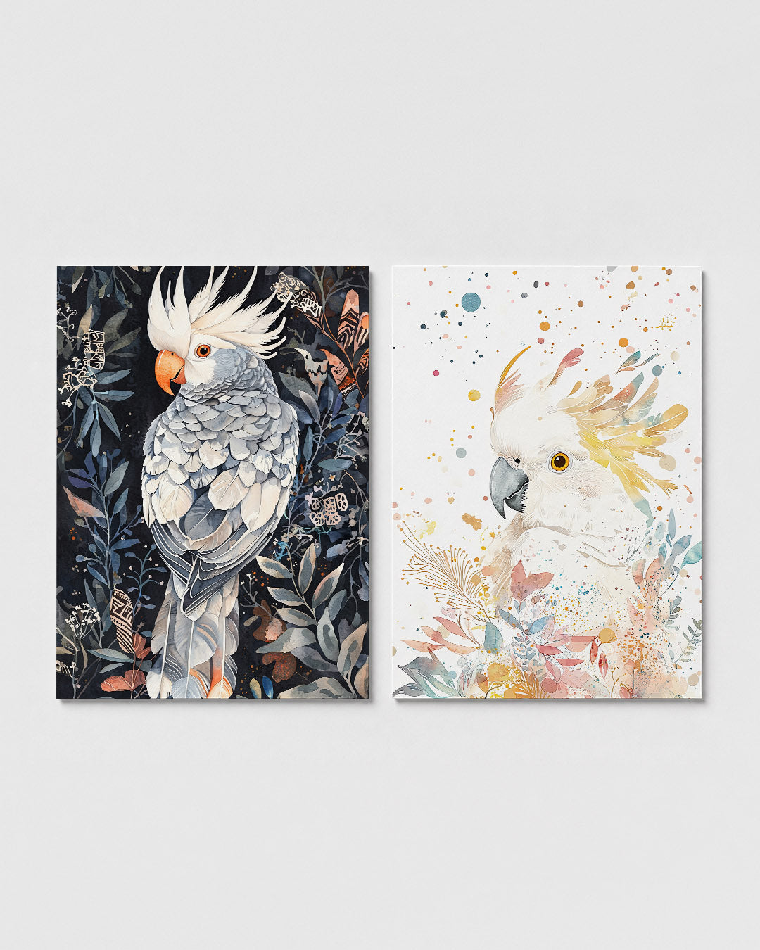 Vogels en bladeren Posterset