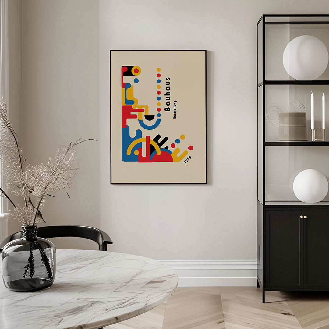 Vormen en kleurvlakken Poster