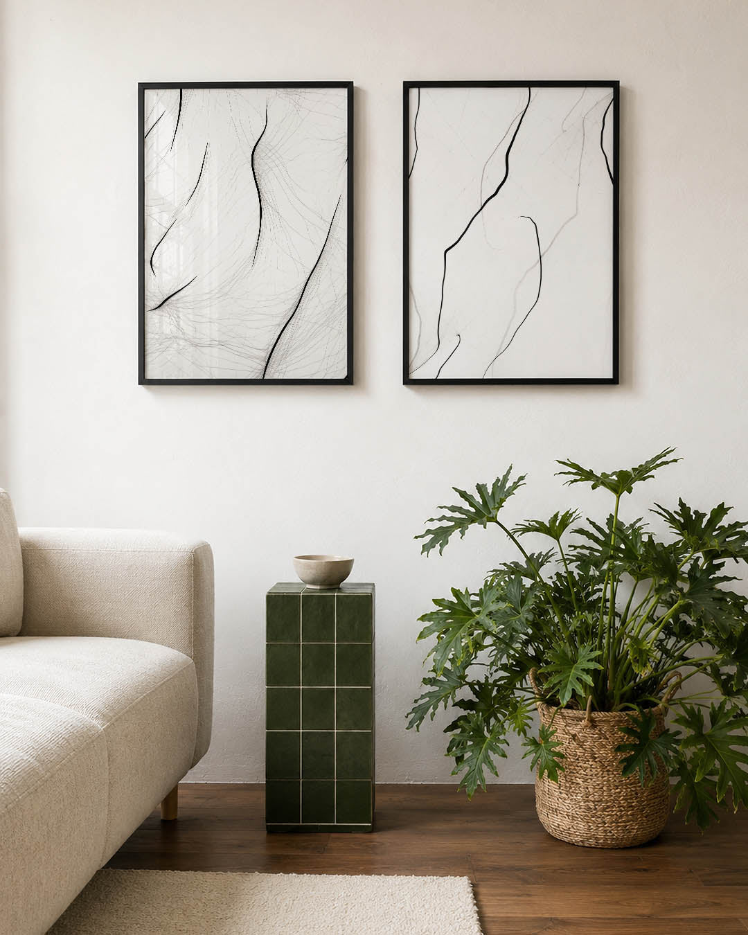 Lijnenspel en beweging Posterset