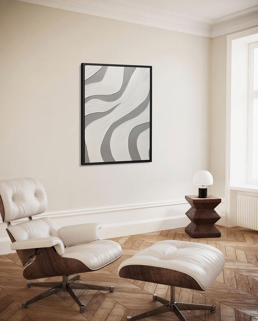 Golvende lijnen Kunstwerk