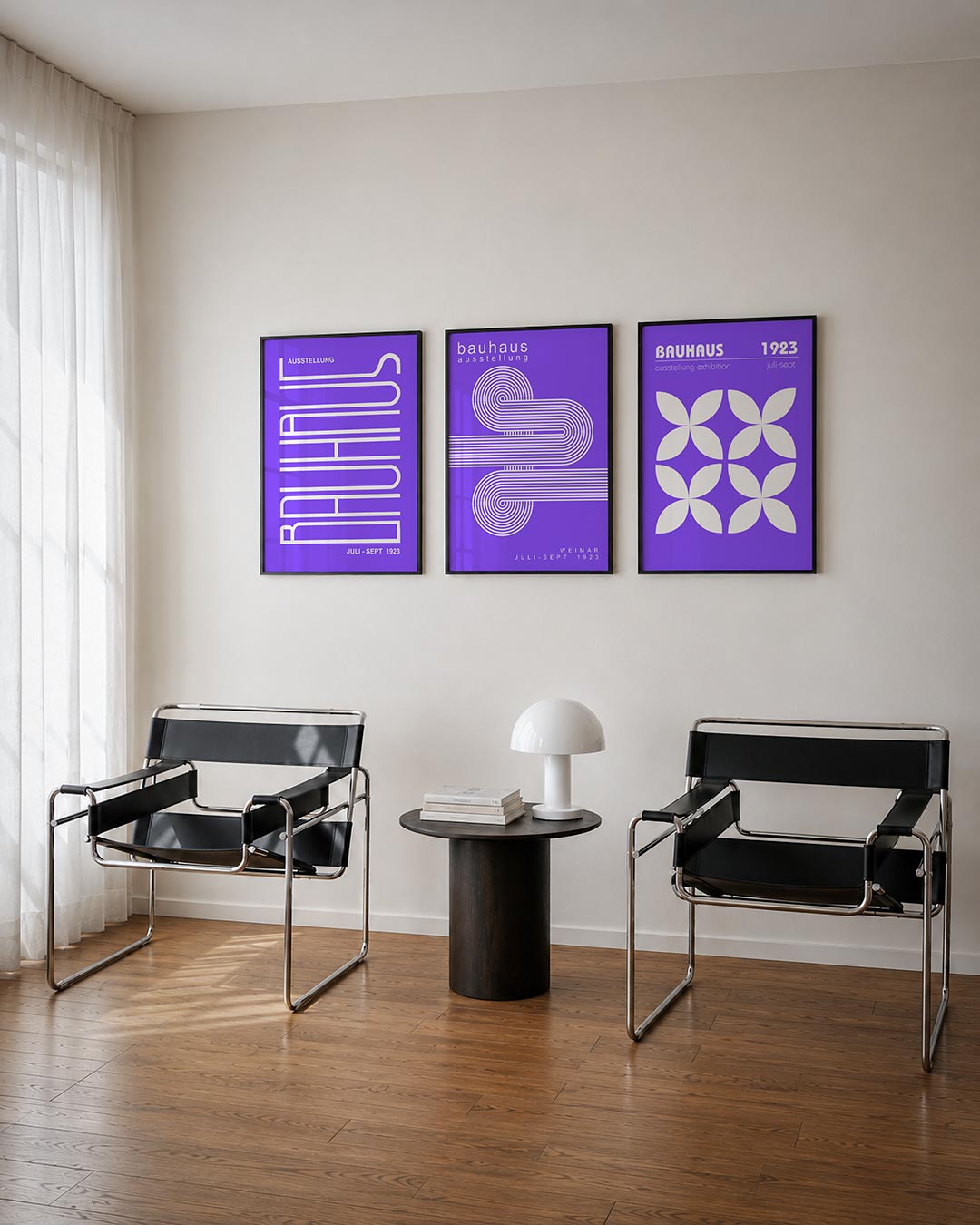 Lijnen en kleurvlakken Posterset