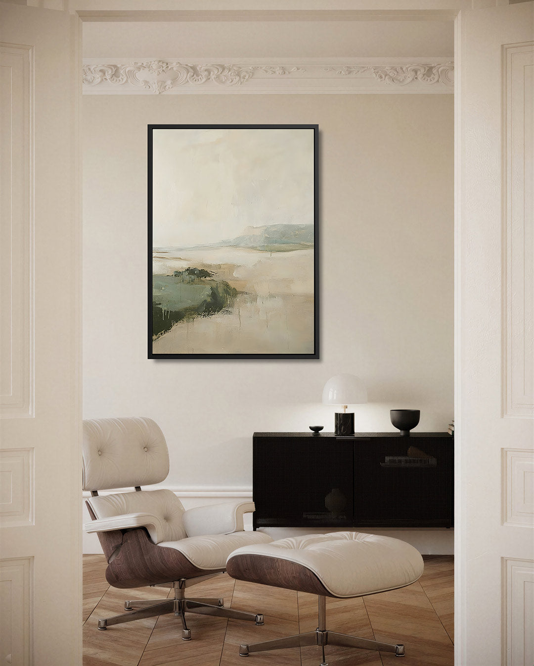 Rustige landschap compositie Kunstwerk