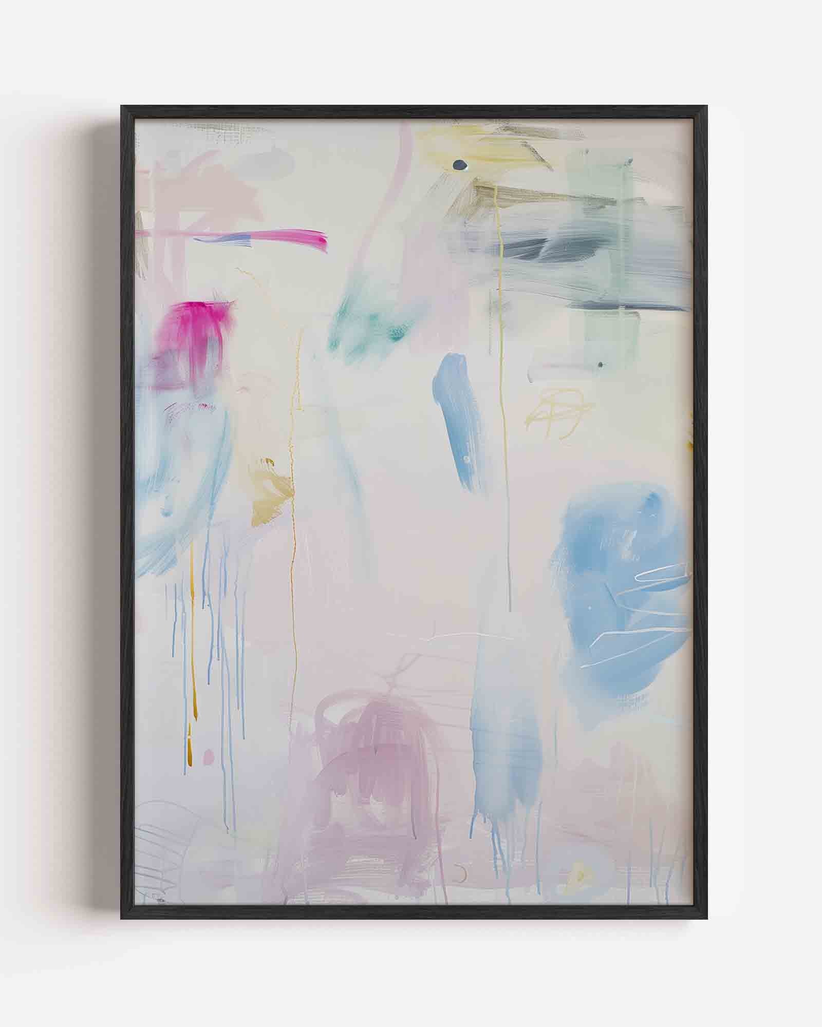 Abstracte kleurencompositie Poster