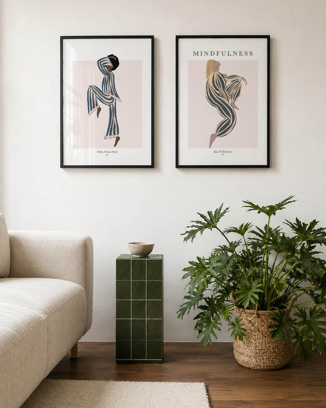 Dansende strepen Posterset