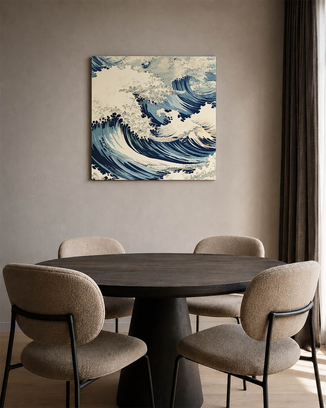 Dynamische golven Kunstwerk