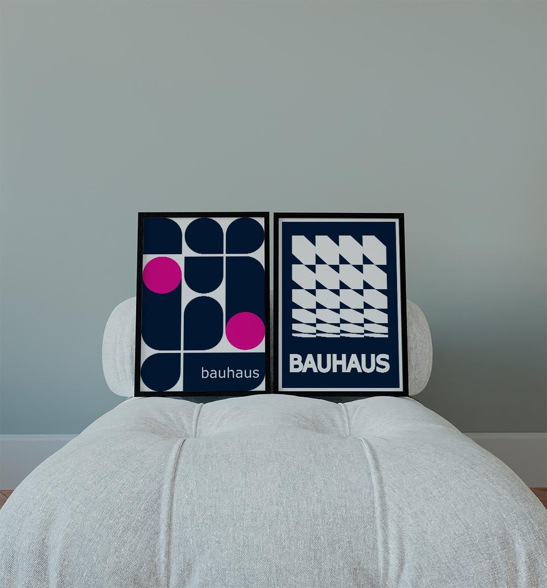 Vormen en kleurvlakken Posterset