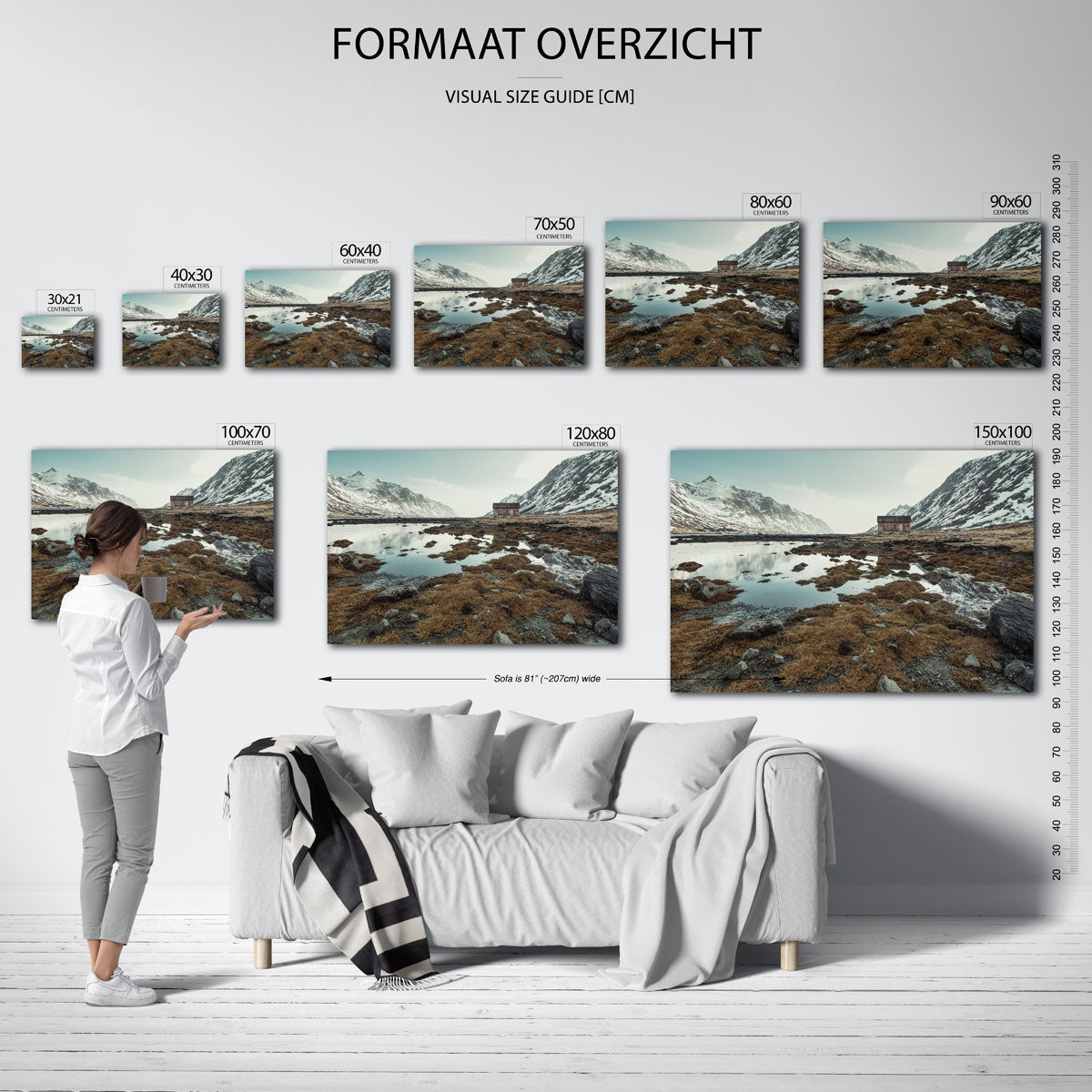 Berglandschap Poster
