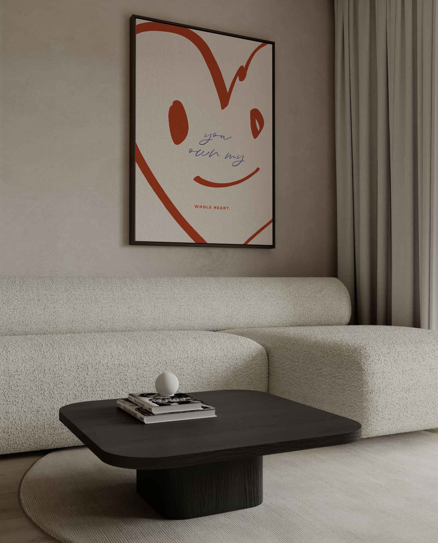 Je Brede Glimlach Kunstwerk-canvas-dibond-plexiglas-wanddecoratie-WallArtistic
