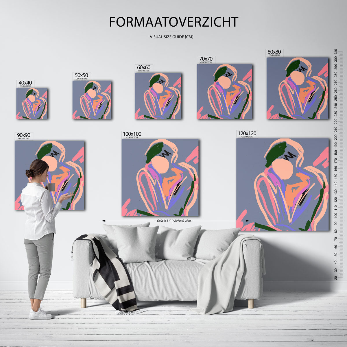 Abstracte vormen Poster