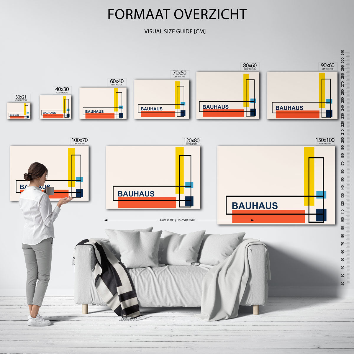 Vormen en lijnen Poster