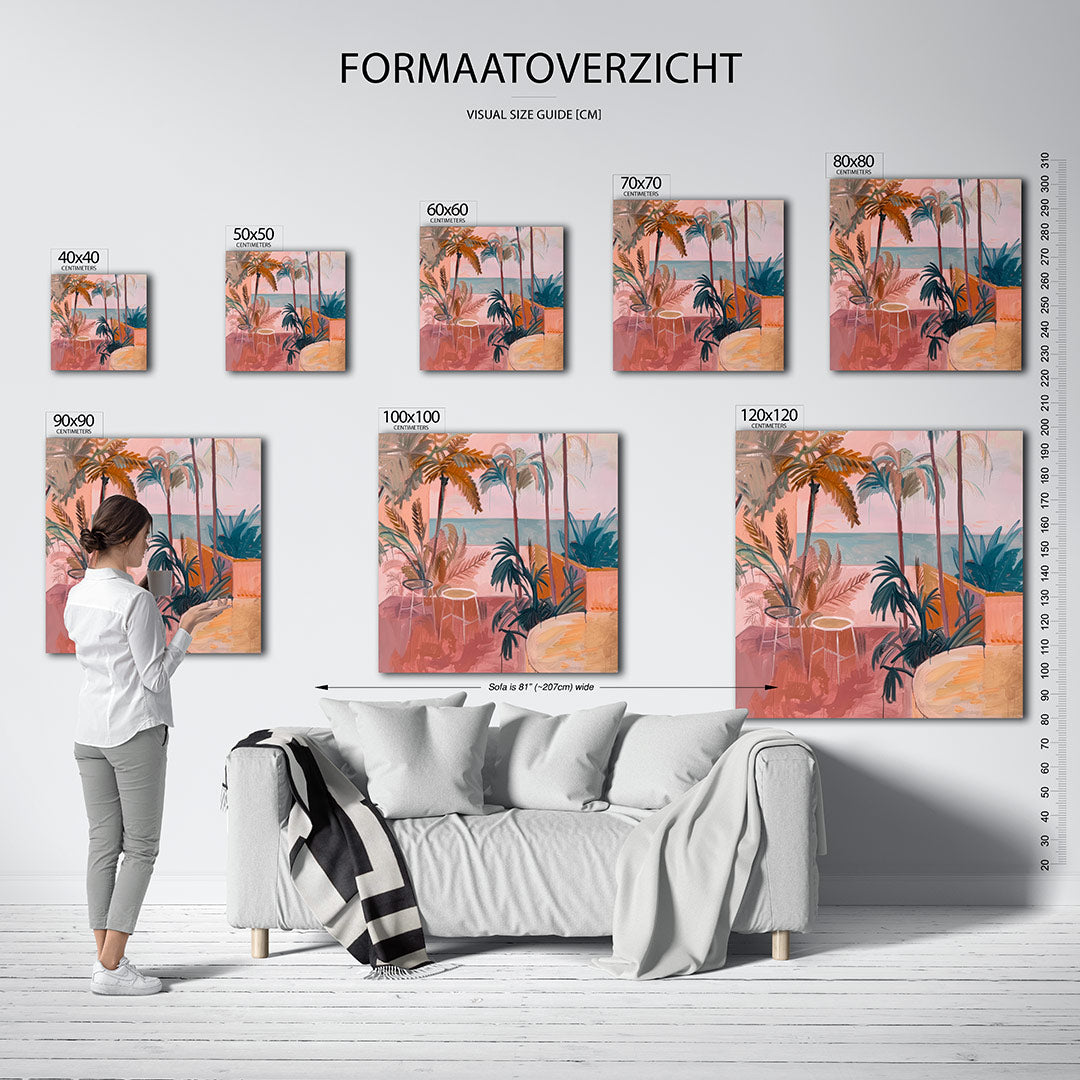 Tropische droomtuin Kunstwerk