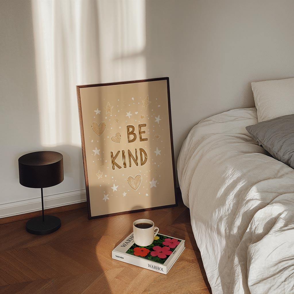 Be Kind Inspiratieposter-WallArtistic