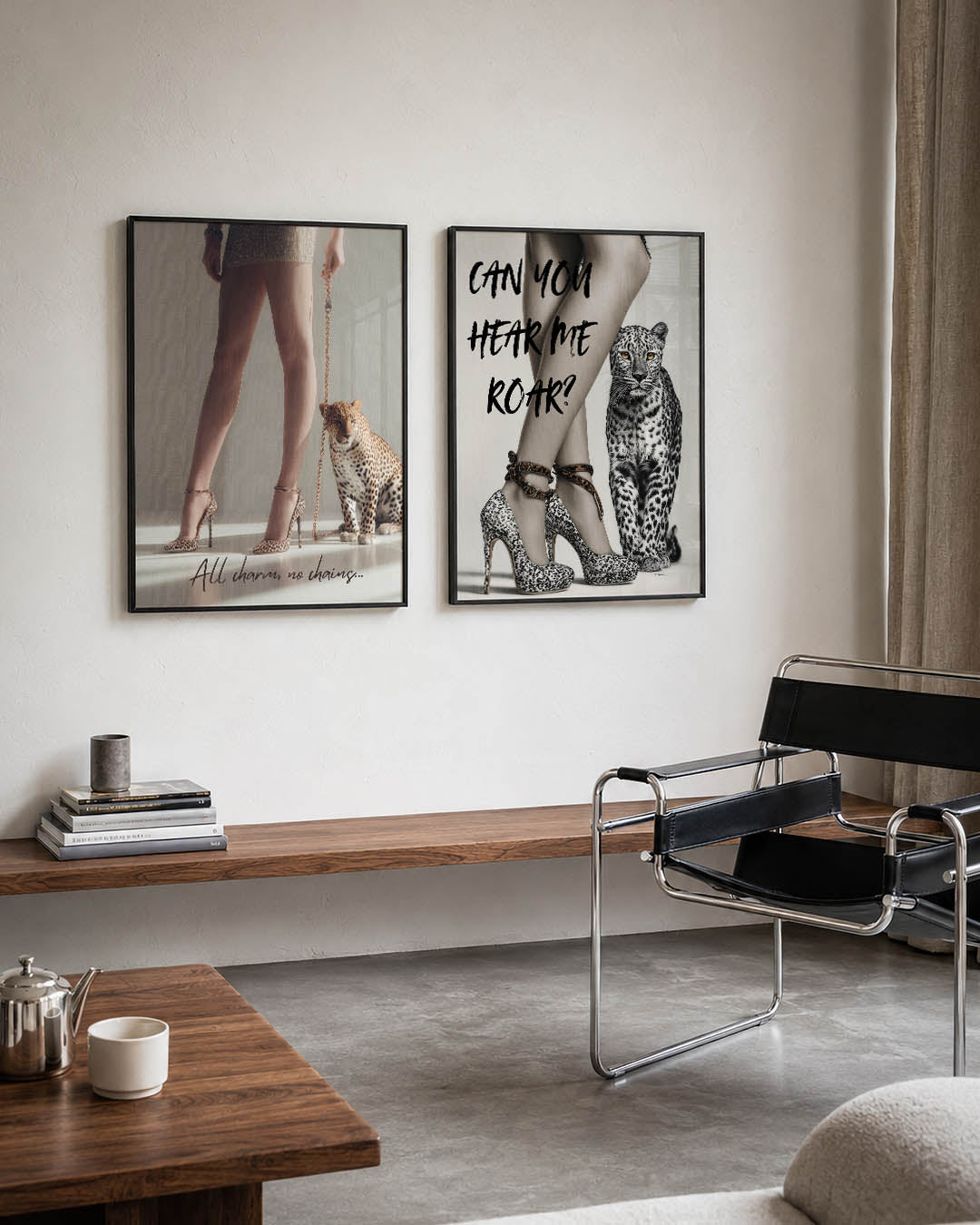 Elegante ontmoeting Posterset