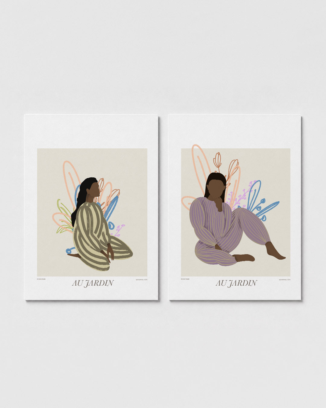 Vorm en kleurenspel Posterset