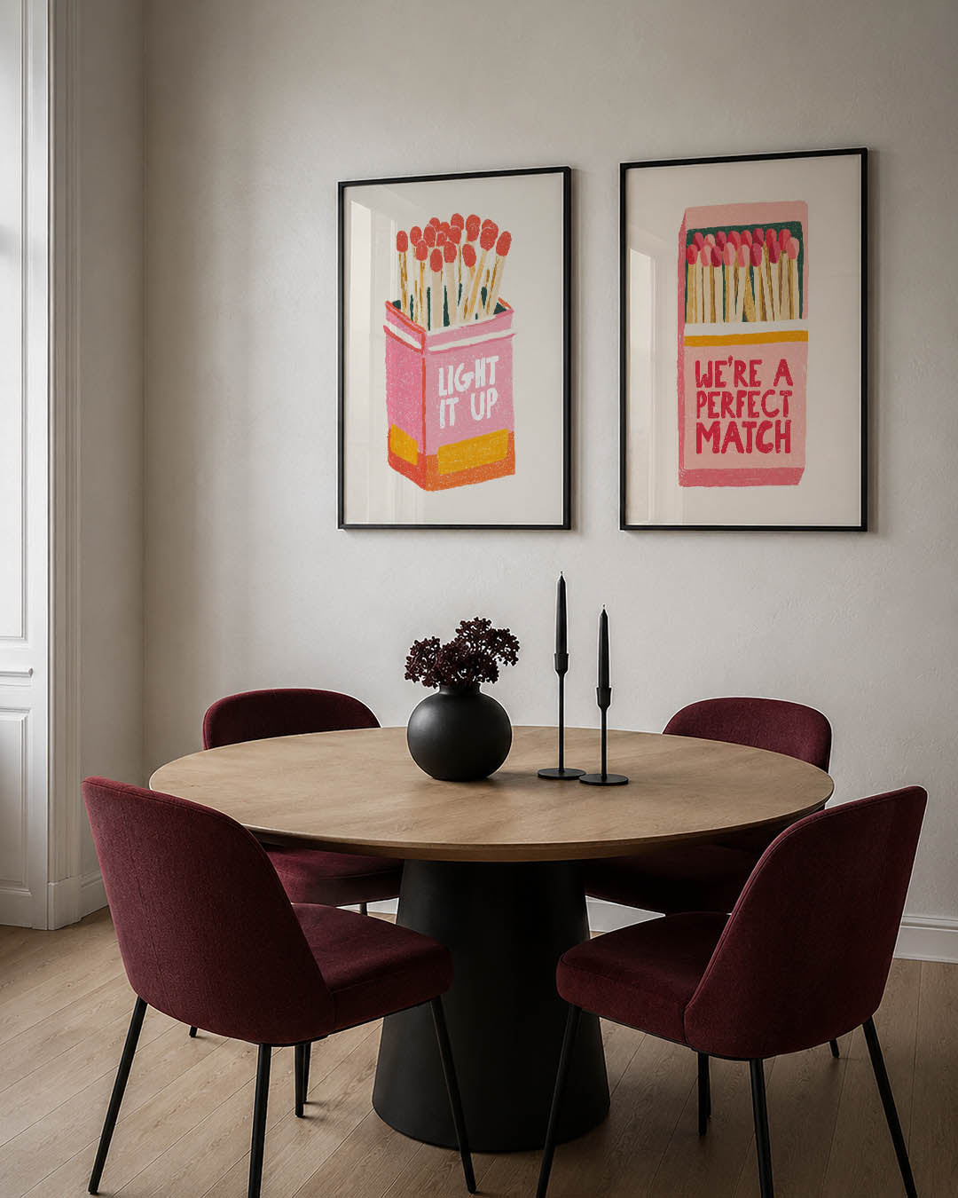 Vrolijke lucifers Posterset