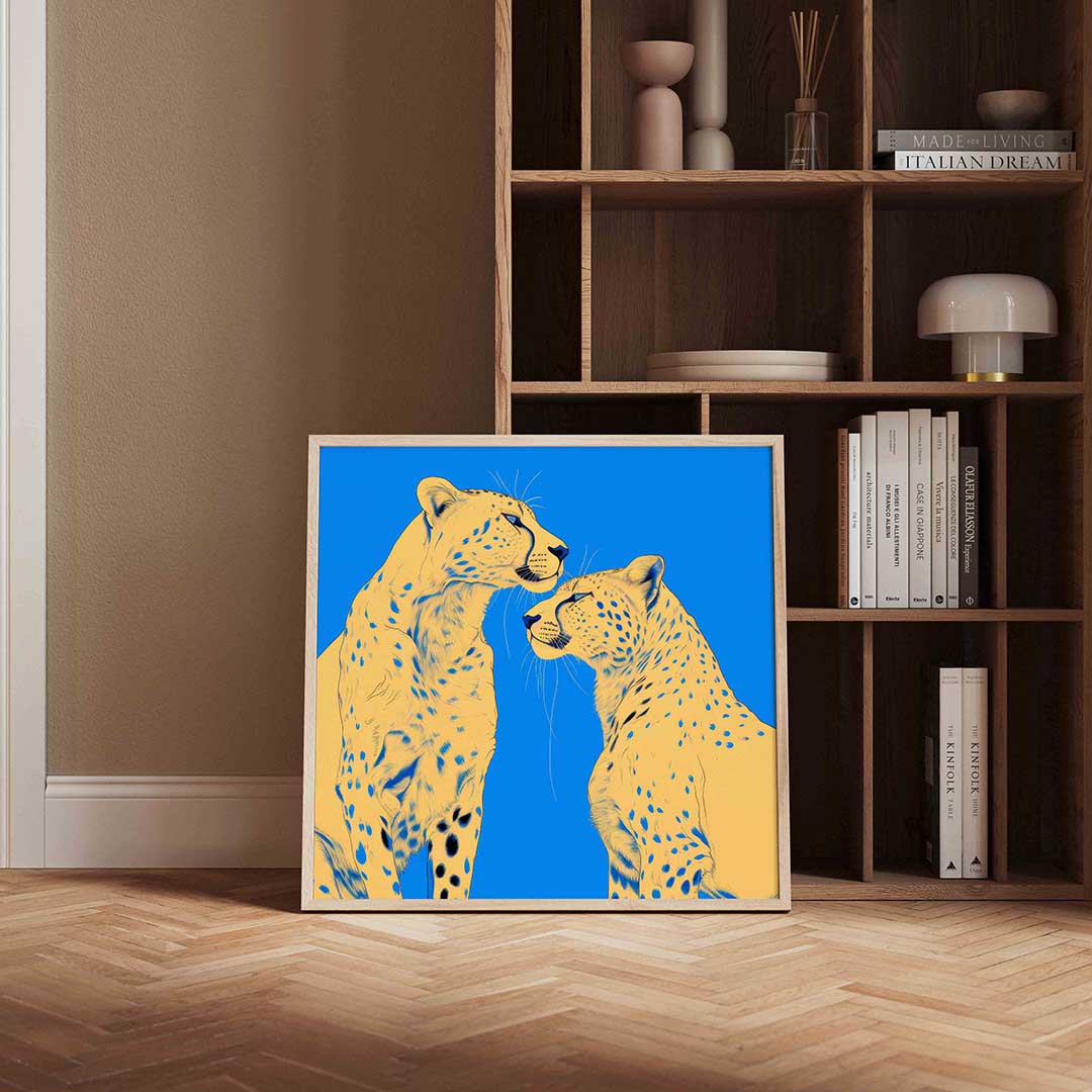 Twee cheeta's Poster