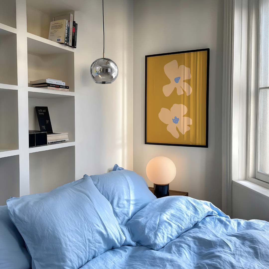 Bloemenpracht in Pastel Poster-WallArtistic