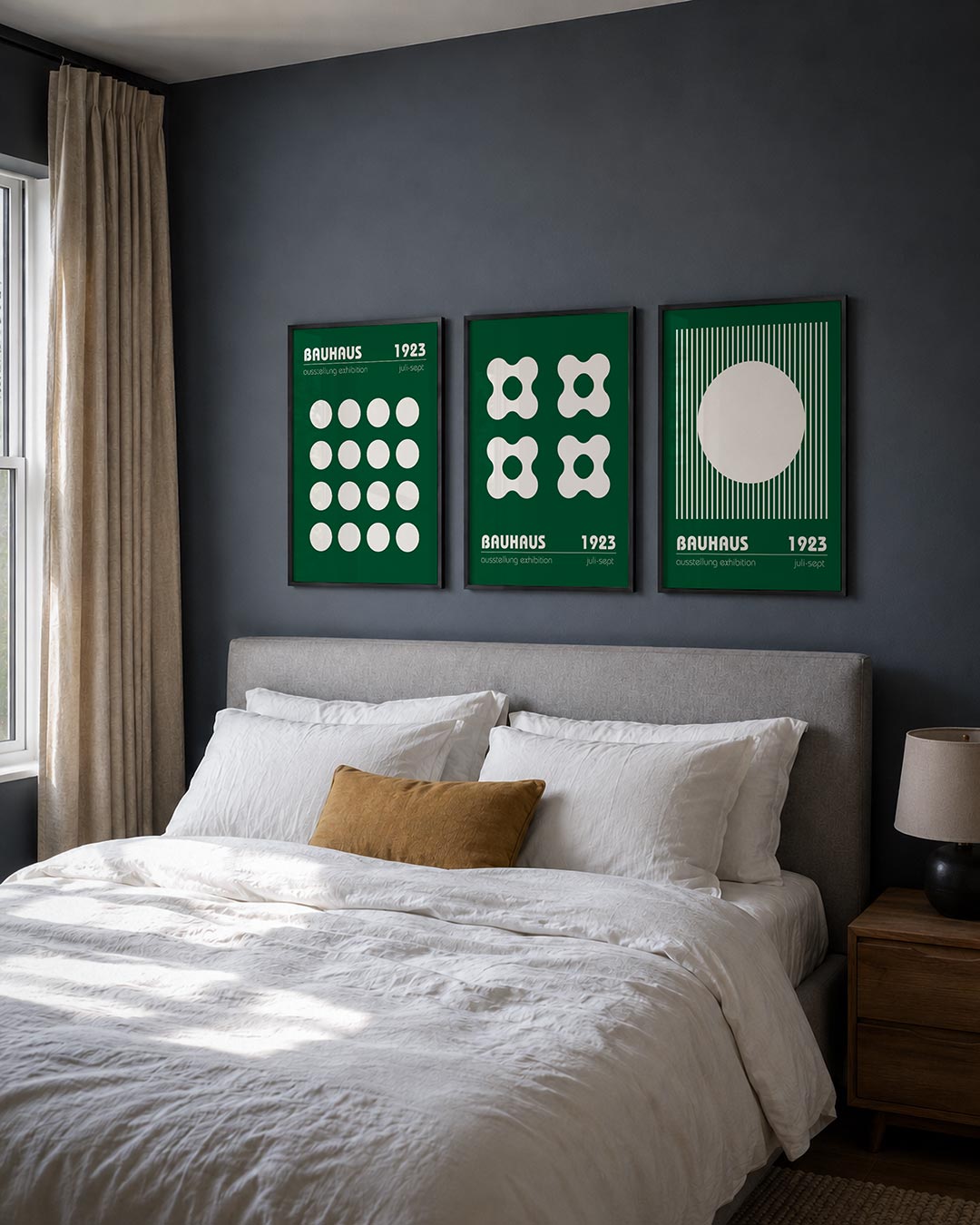 Cirkelritme en kleur Posterset