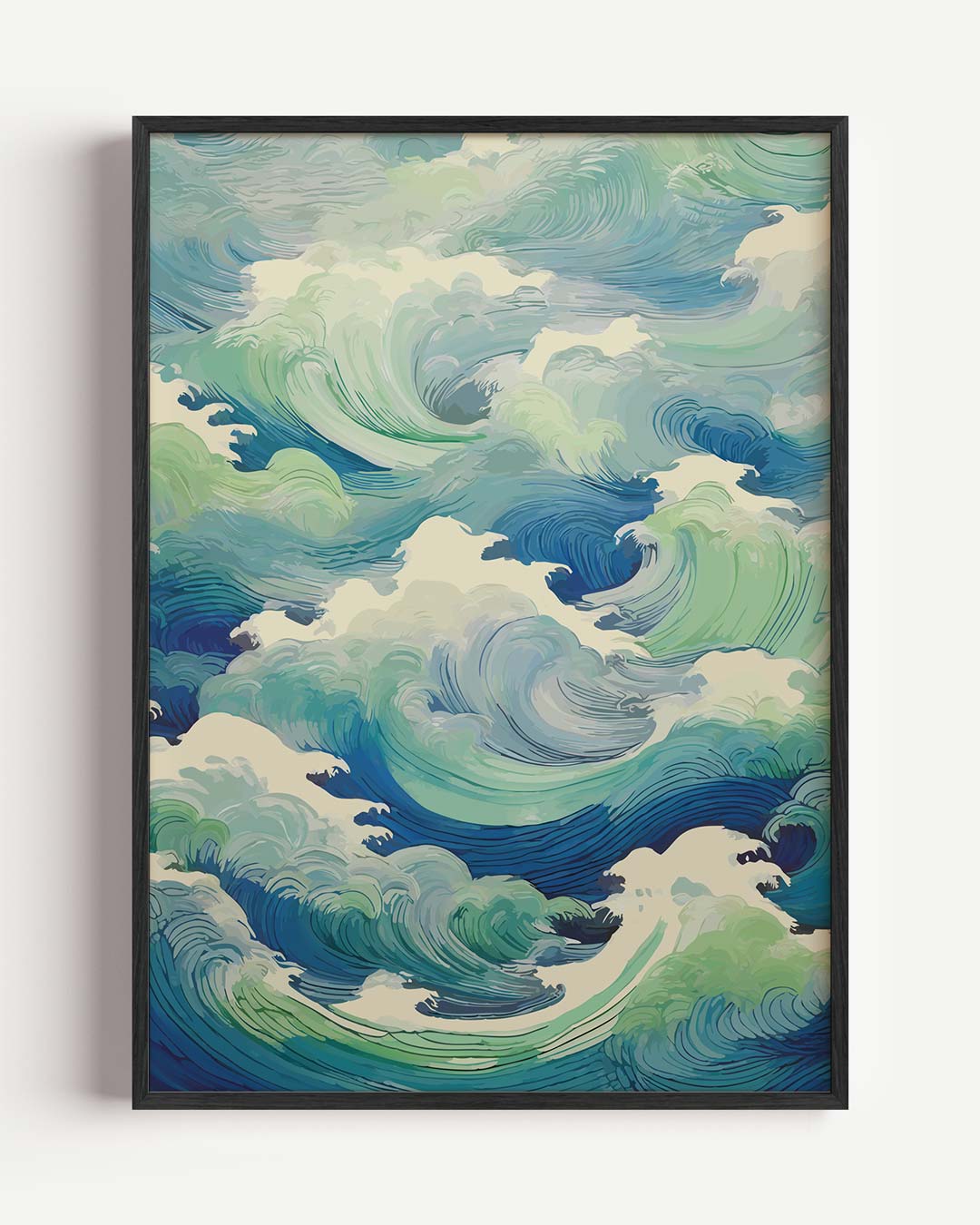 Dromerige Oceaangolven Poster-WallArtistic