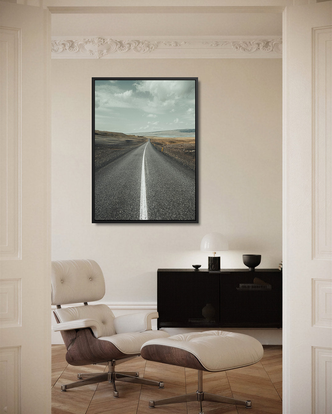 Eindeloze weg Kunstwerk