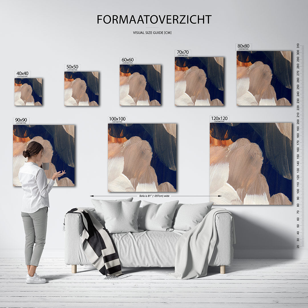 Abstracte Kunstwerk