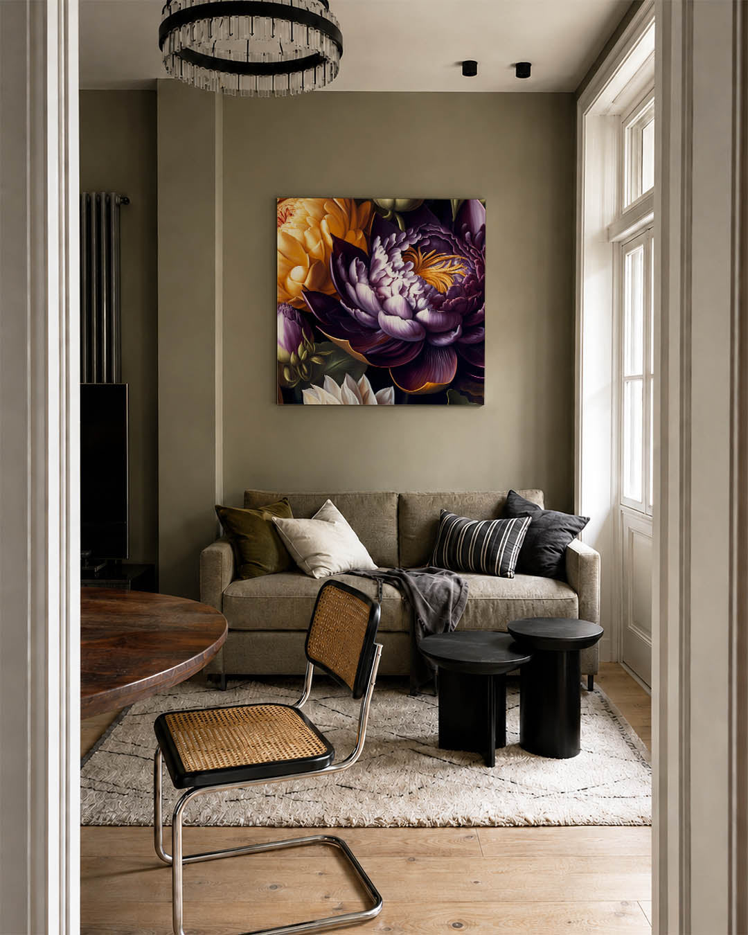 Bloemrijke harmonie Kunstwerk