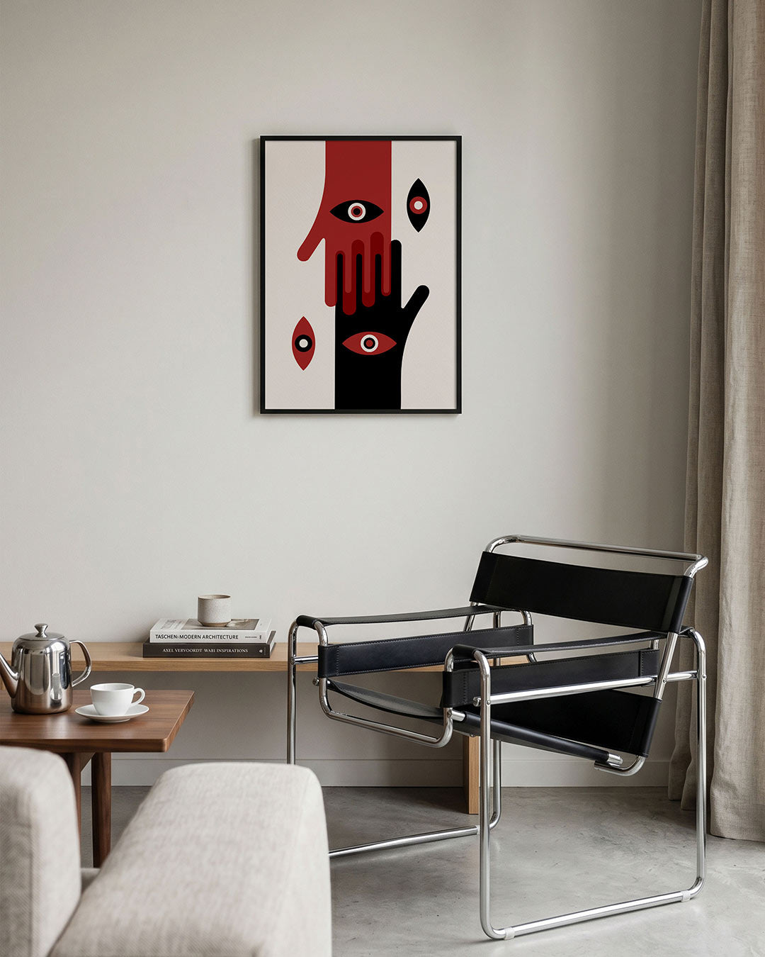 Handen en ogen Poster