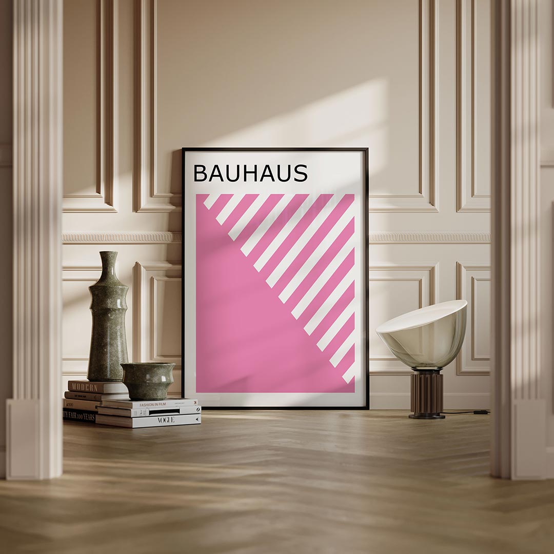 Diagonal lijnen Poster